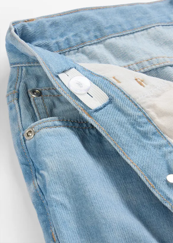 Wide-Leg-Jeans Mid Waist, bonprix