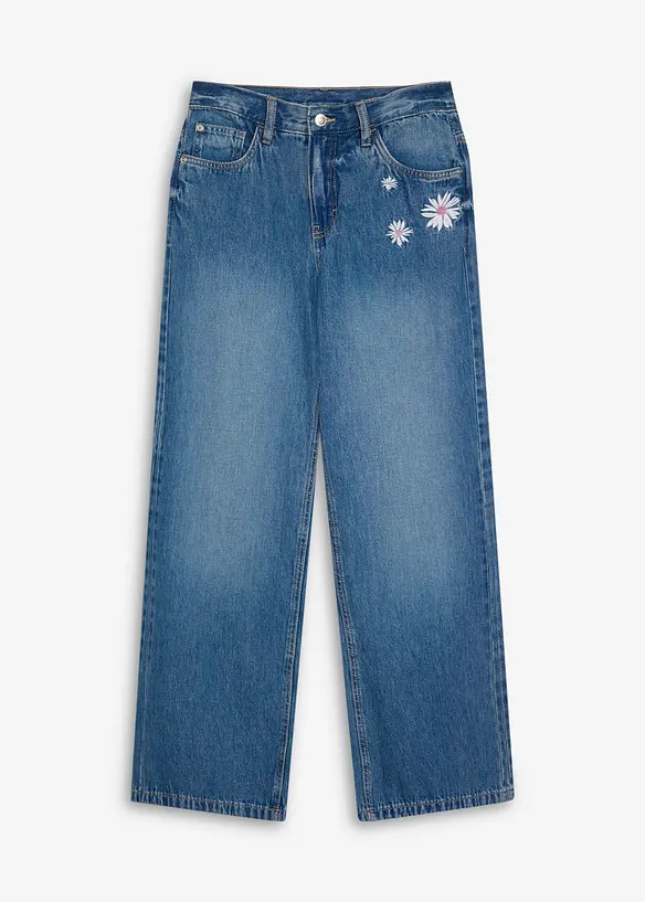 Jean large taille mi-haute, bonprix