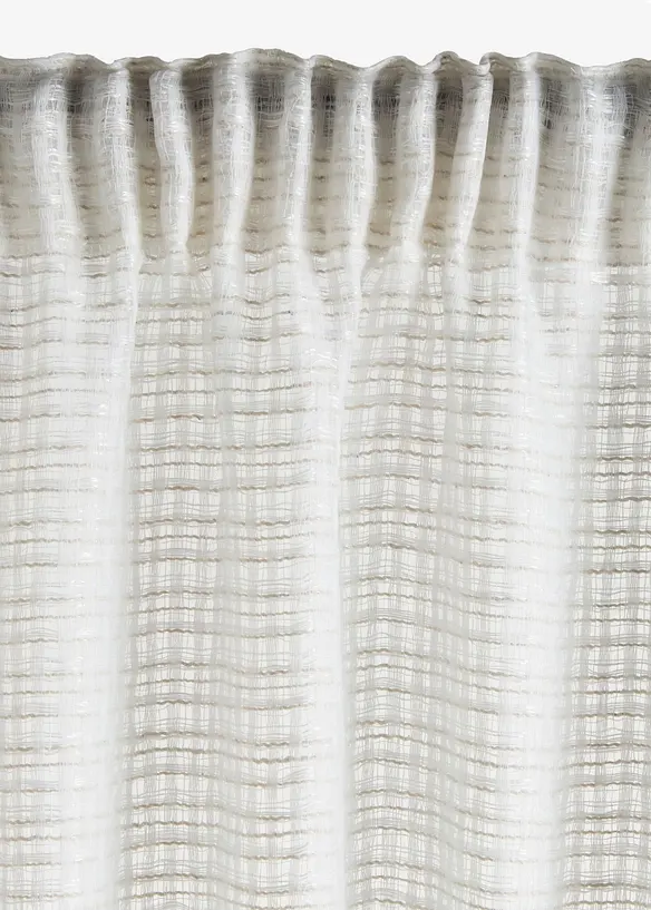Voilage &agrave; texture tiss&eacute;e (1&nbsp;pce), bonprix