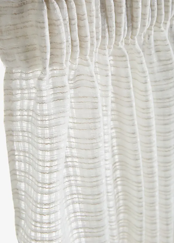 Voilage &agrave; texture tiss&eacute;e (1&nbsp;pce), bonprix