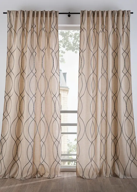 Rideau effet chin&eacute; (1&nbsp;pce), bonprix
