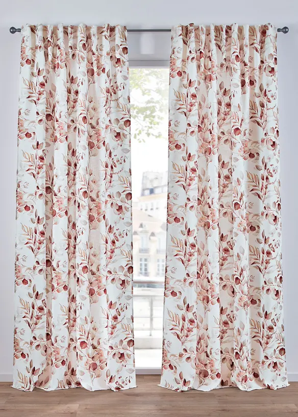 Rideau opaque textur&eacute; (1 pce), bonprix