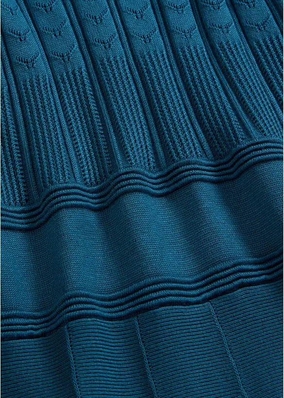 Robe en maille ajour&eacute;e, bonprix