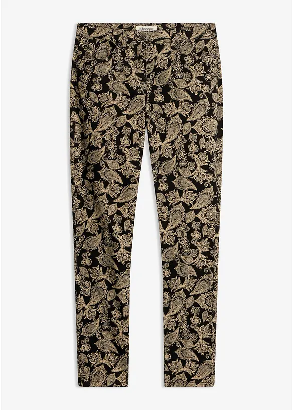 Baumwollstretch-Hose bedruckt, bonprix