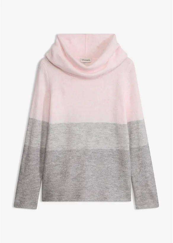 Pull &agrave; col roul&eacute;, bonprix