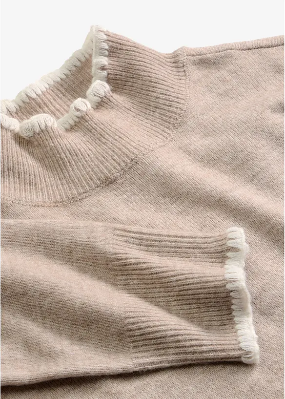 Pull &agrave; col montant, bonprix