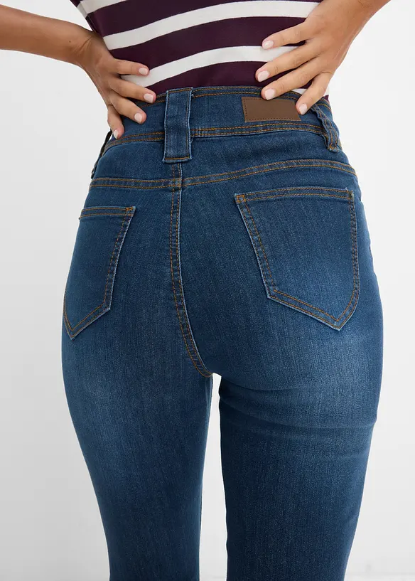 Jean slim taille haute, extensible, bonprix