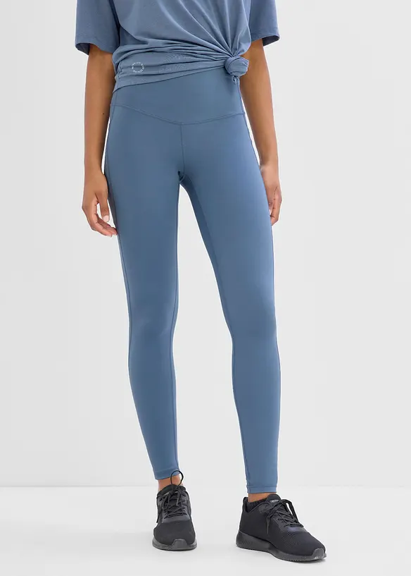 Komfort Sport-Leggings mit Handytasche, schnelltrocknend, bonprix