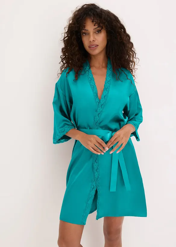 Kimono en satin, bonprix