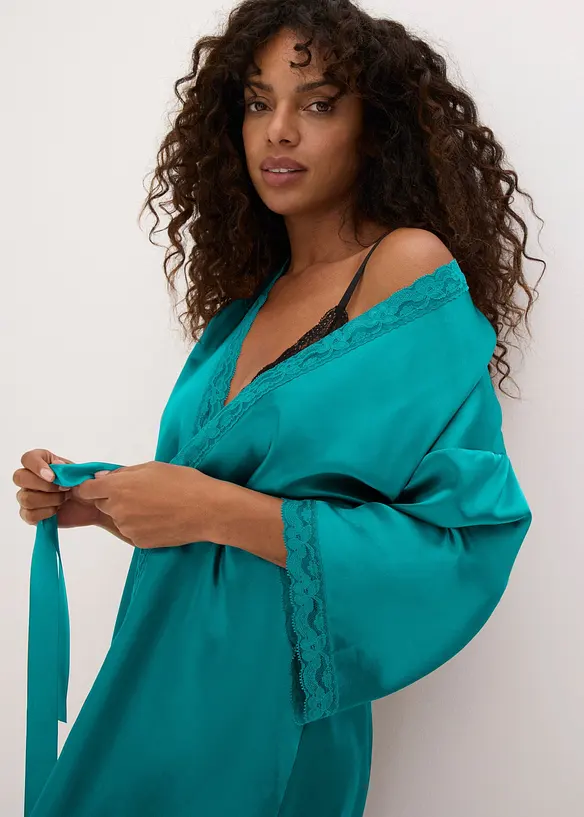 Kimono en satin, bonprix