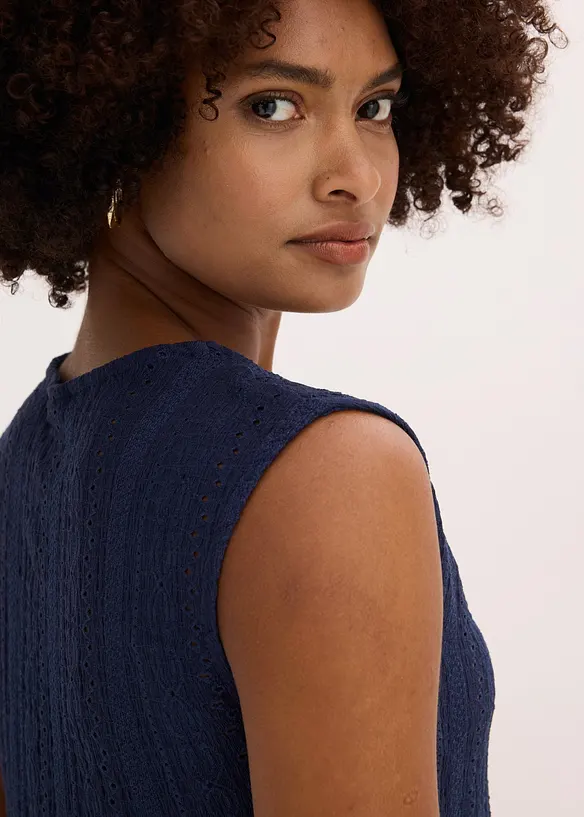 Top en broderie anglaise, bonprix