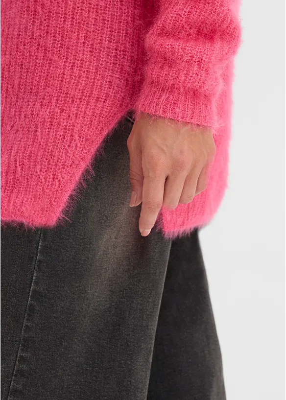 Oversize-Rollkragenpullover, bonprix