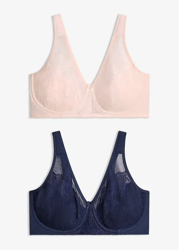 Minimizer-BH mit gepolsterten Tr&auml;gern (2er Pack), bonprix