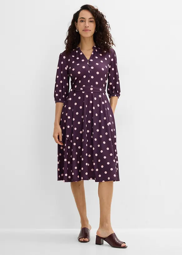 Jerseykleid mit Bindeband, bonprix