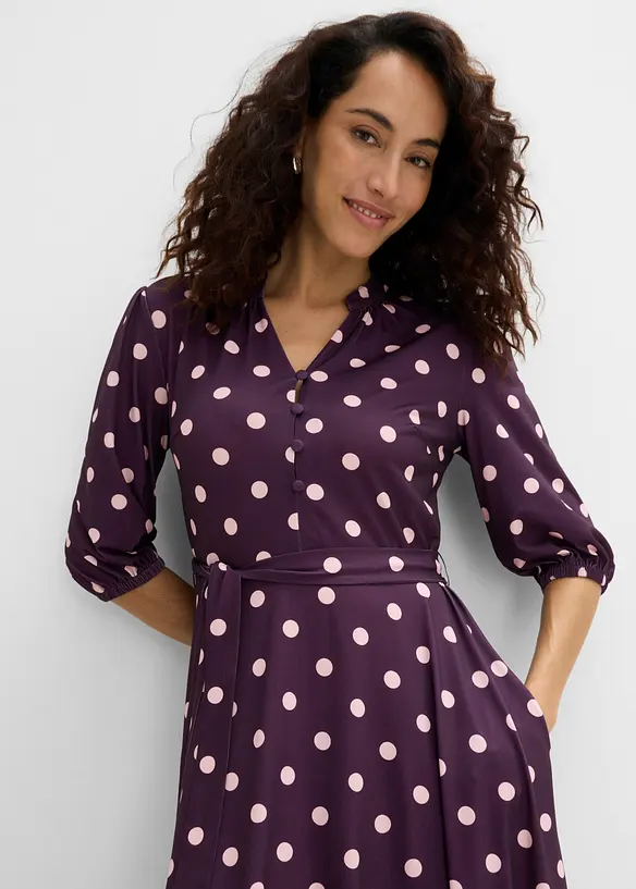 Jerseykleid mit Bindeband, bonprix