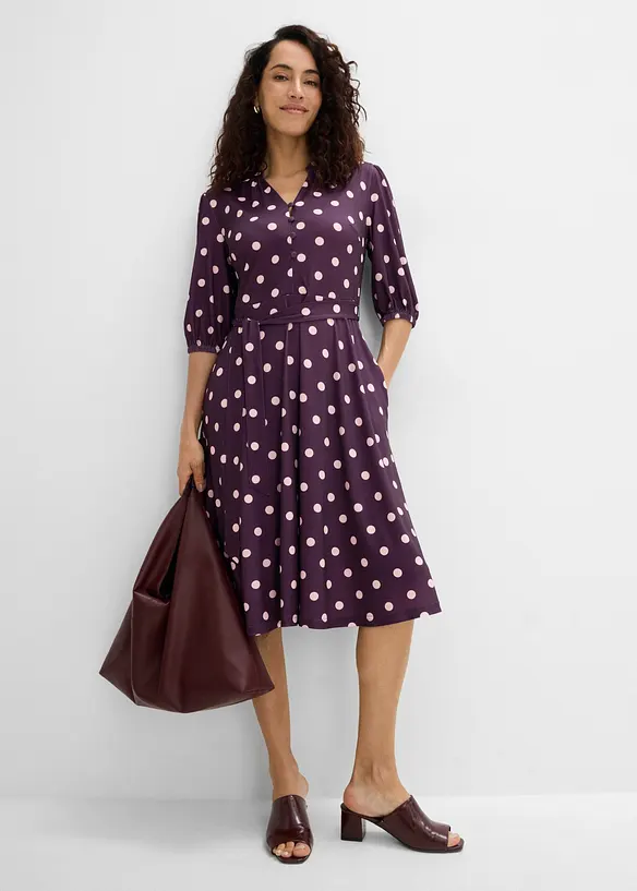 Jerseykleid mit Bindeband, bonprix