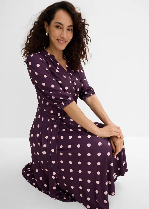 Jerseykleid mit Bindeband, bonprix