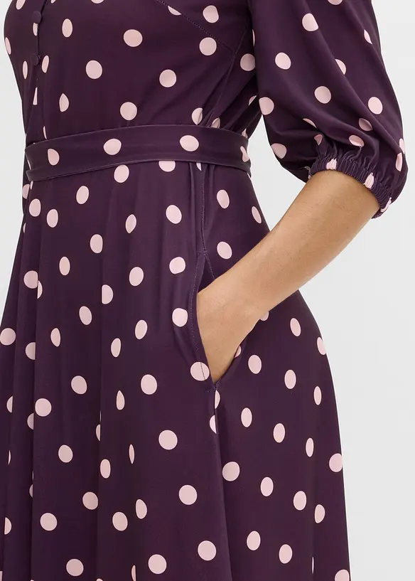 Jerseykleid mit Bindeband, bonprix