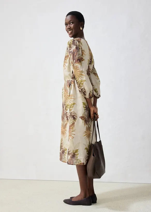 Maxikleid aus Ramie, bonprix