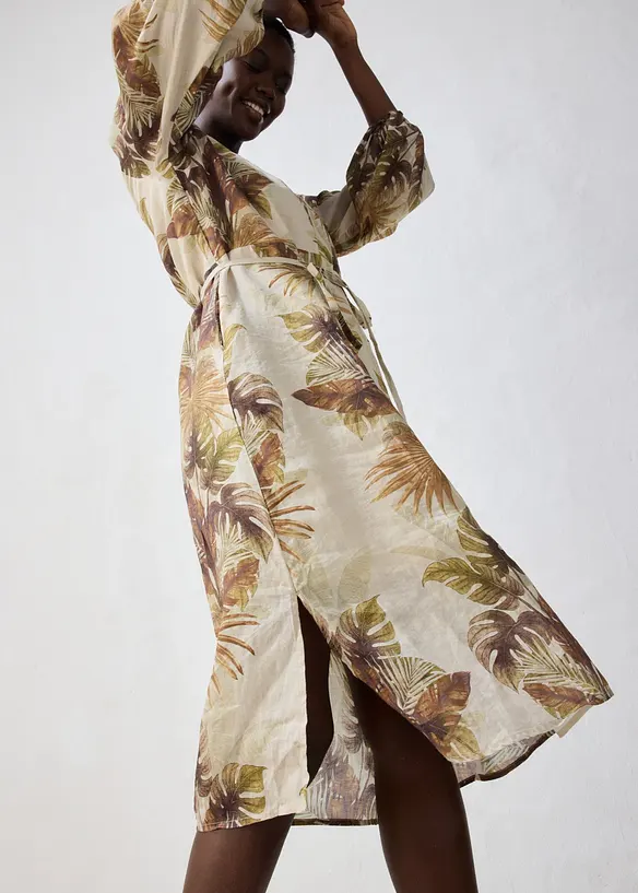 Maxikleid aus Ramie, bonprix