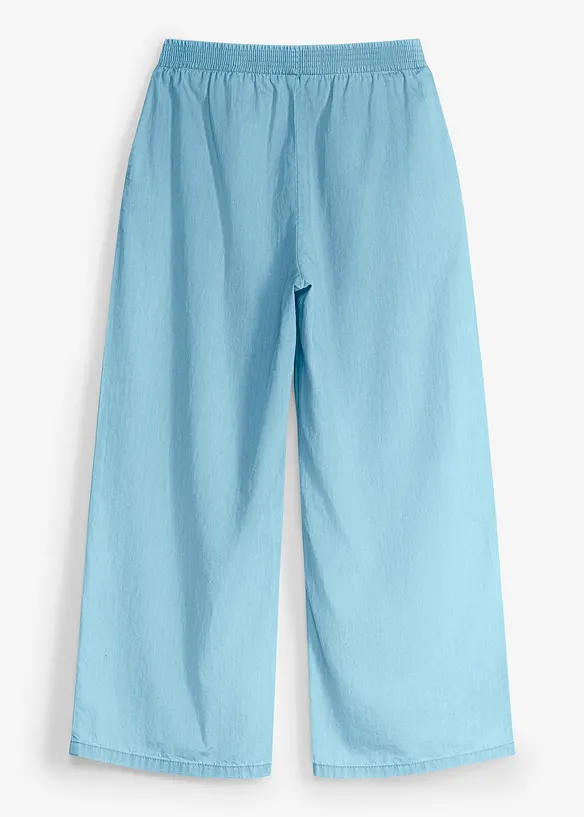 Jupe-culotte 100% coton &agrave; taille &eacute;lastiqu&eacute;e, bonprix