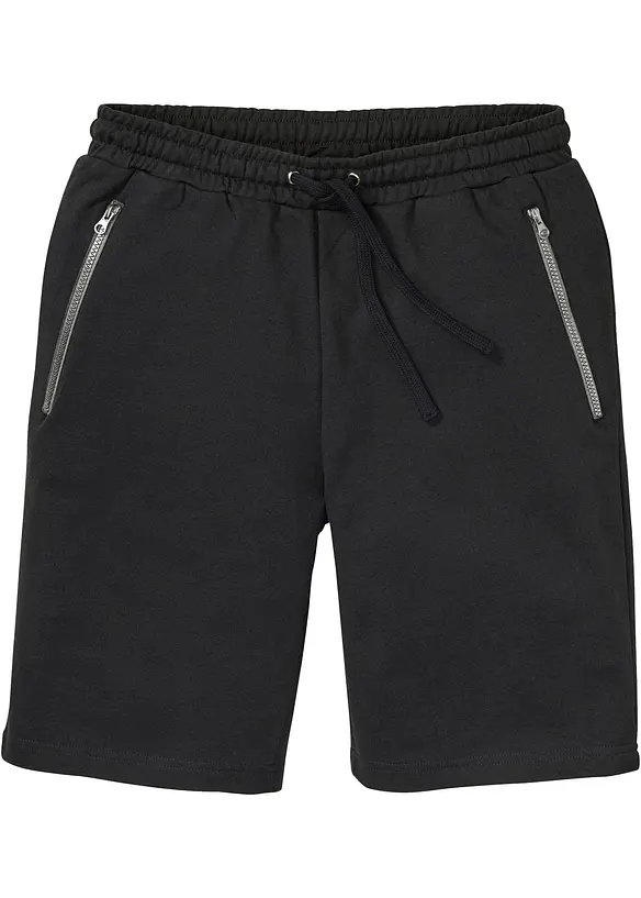 Sweat-Bermuda mit Rei&szlig;verschlusstaschen, bonprix