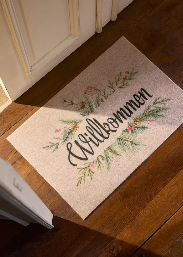 Paillasson lavable avec inscription, bonprix