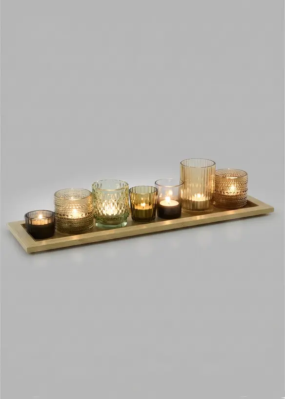 Porte-bougies chauffe-plat (ens. 8 pces), bonprix