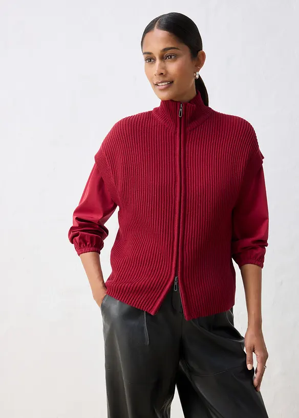 Gilet sans manches en maille douce, bonprix