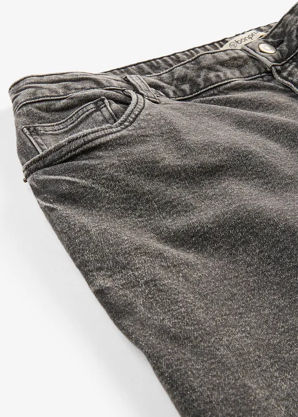 Wide-Leg-Jeans Mid Waist, bonprix