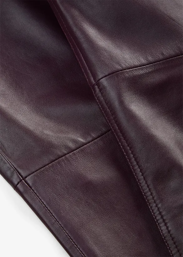 Pantalon en cuir d&rsquo;agneau nappa, bonprix