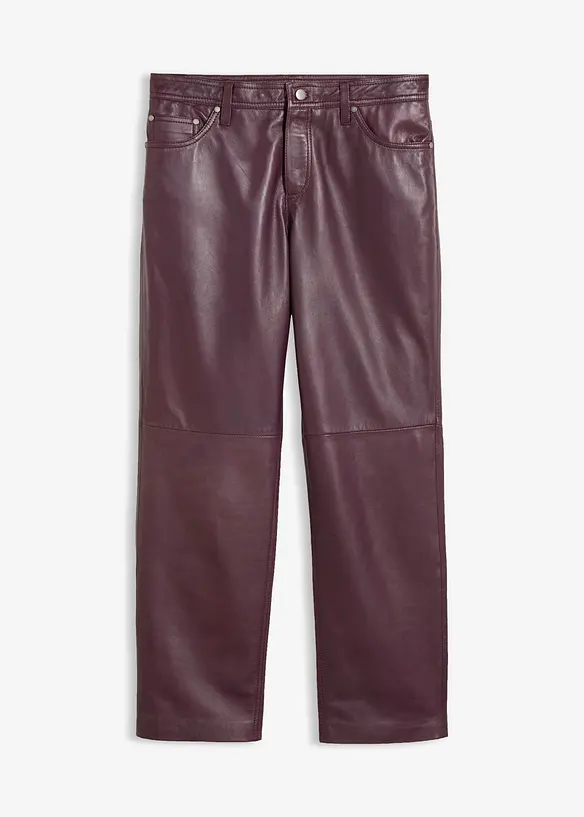 Pantalon en cuir d&rsquo;agneau nappa, bonprix