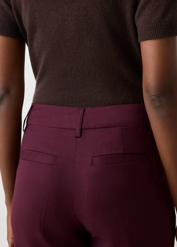 Schmale Hose mit weichem Wollanteil, bonprix