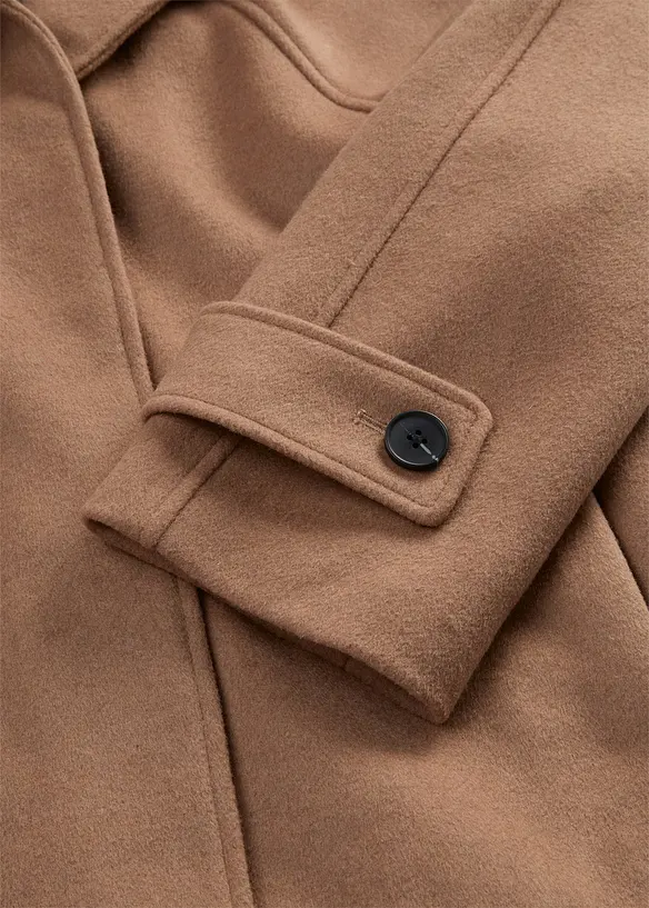 Jacke mit weichem Wollanteil, bonprix