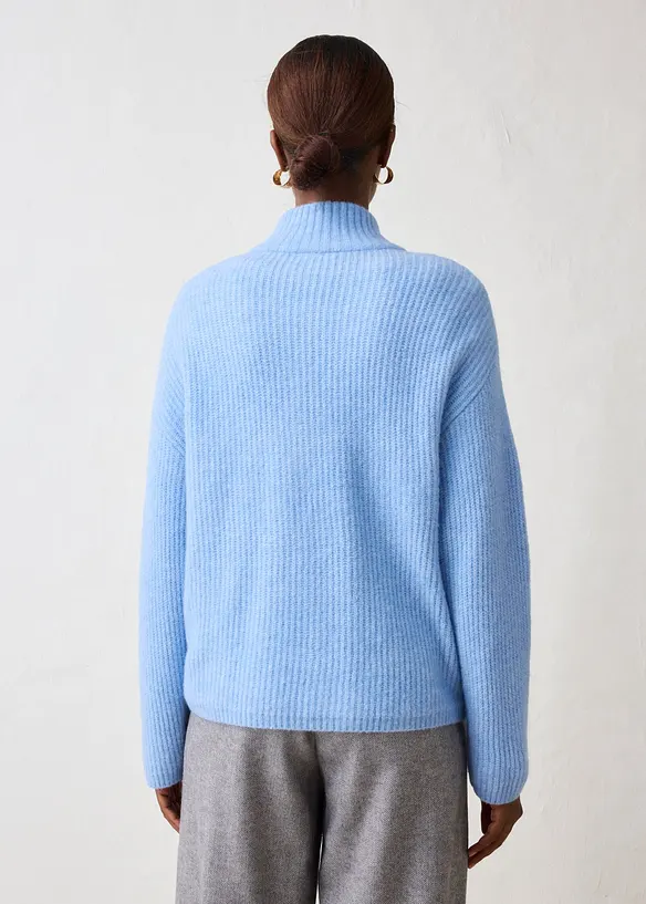 Oversize-Wollpullover mit Alpaka, bonprix