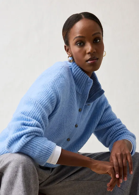 Oversize-Wollpullover mit Alpaka, bonprix