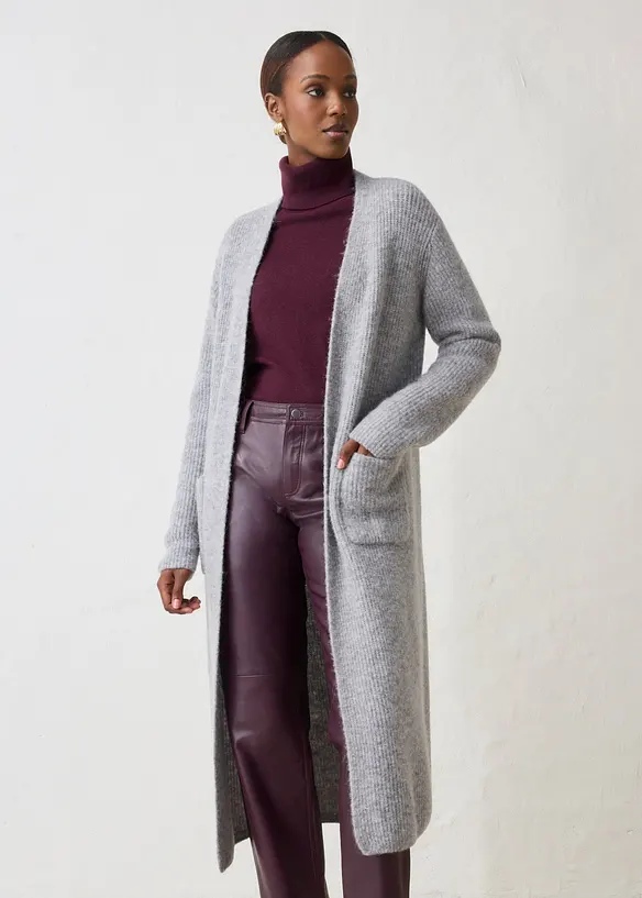 Strickmantel mit Alpaka, bonprix