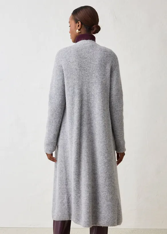 Strickmantel mit Alpaka, bonprix