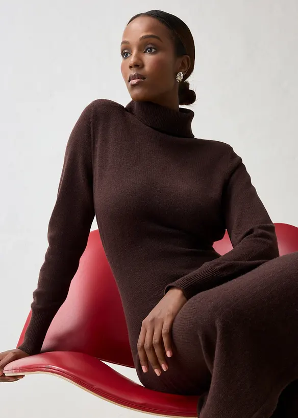 Strickkleid aus Merinowolle, bonprix