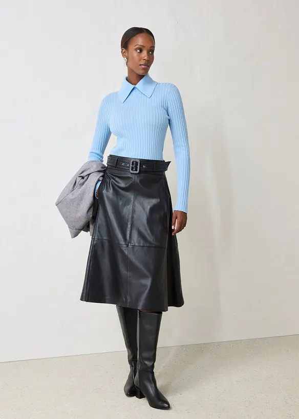 Pull en fine maille de laine m&eacute;rinos, bonprix