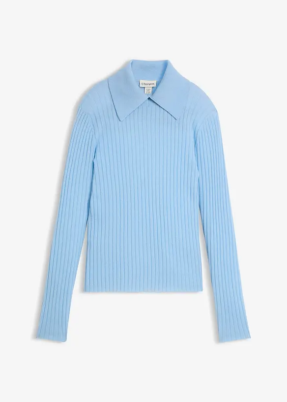 Pull en fine maille de laine m&eacute;rinos, bonprix