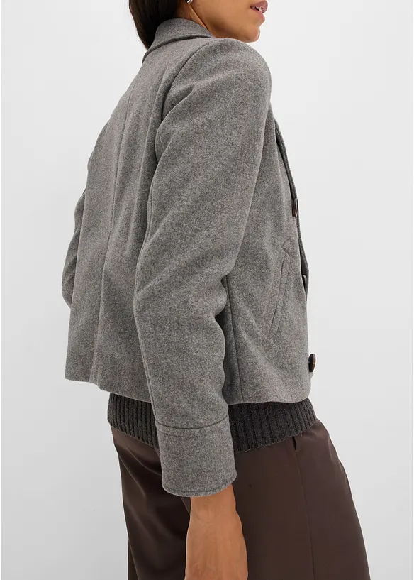 Kurze Jacke in Wolloptik, bonprix