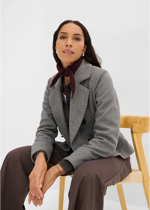 Kurze Jacke in Wolloptik, bonprix