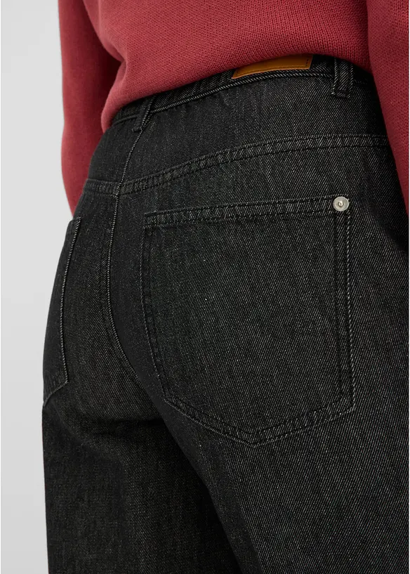 Jean droit taille mi-haute, bonprix