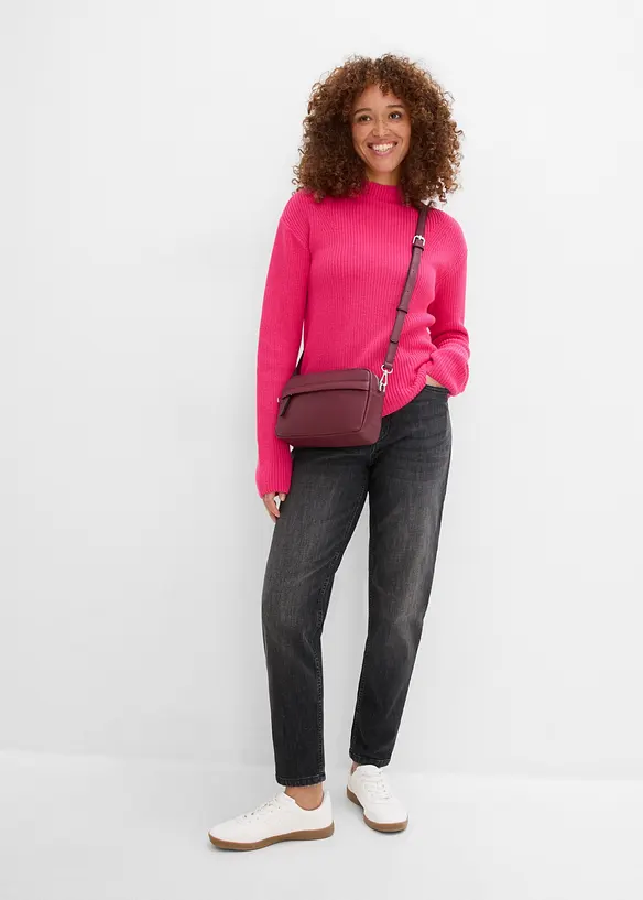 Mom-Jeans High Waist, cropped, bonprix