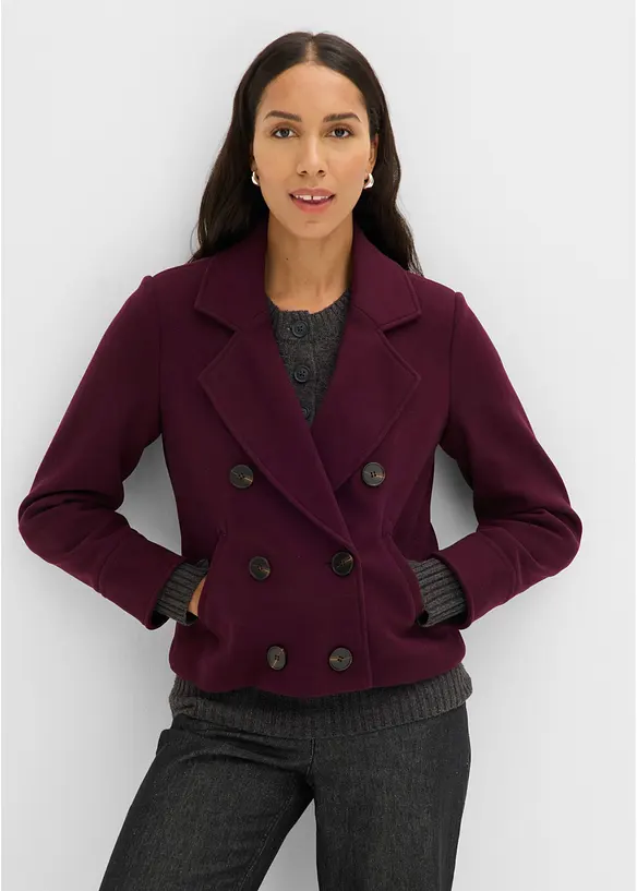 Kurze Jacke in Wolloptik, bonprix