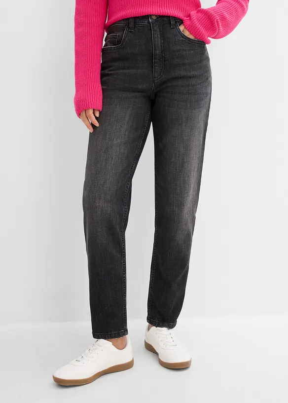 Mom-Jeans High Waist, cropped, bonprix