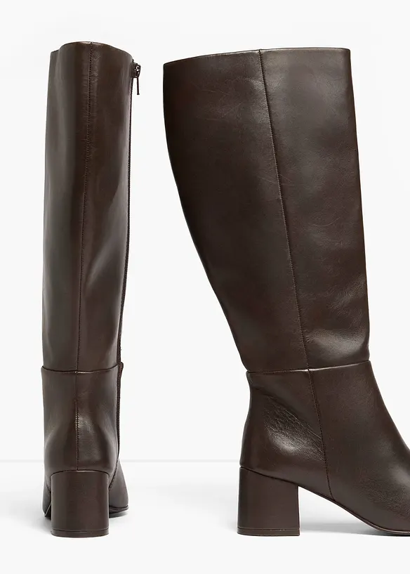 Bottes en cuir, bonprix