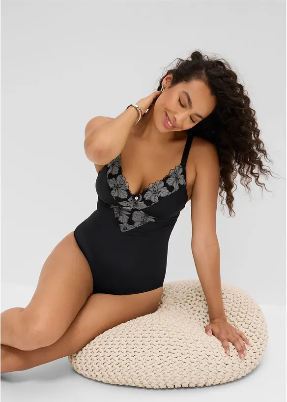 Strong Shape Body ohne B&uuml;gel mit Stickerei, bonprix