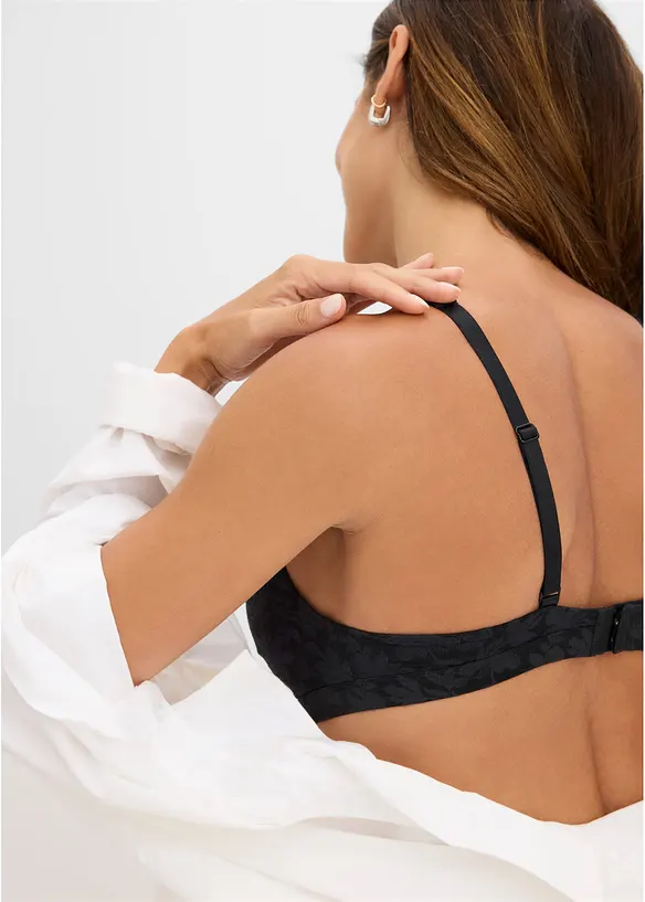 Soutien-gorge bralette sans armatures en mati&egrave;re douce, bonprix